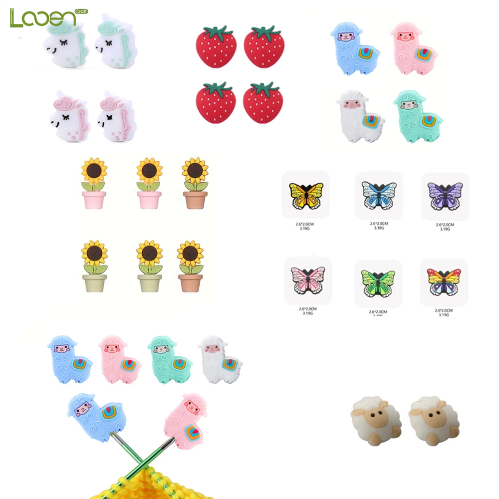 Stitch Marker Ring - 2pcs/4pcs/6pcs/8pcs Sweater Needle Stoppers DIY Hand-Knitting