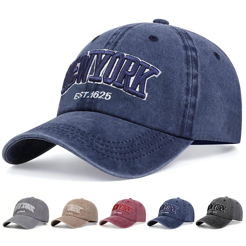 Embroidery York - Unisex NEW YORK Embroidery Baseball Caps