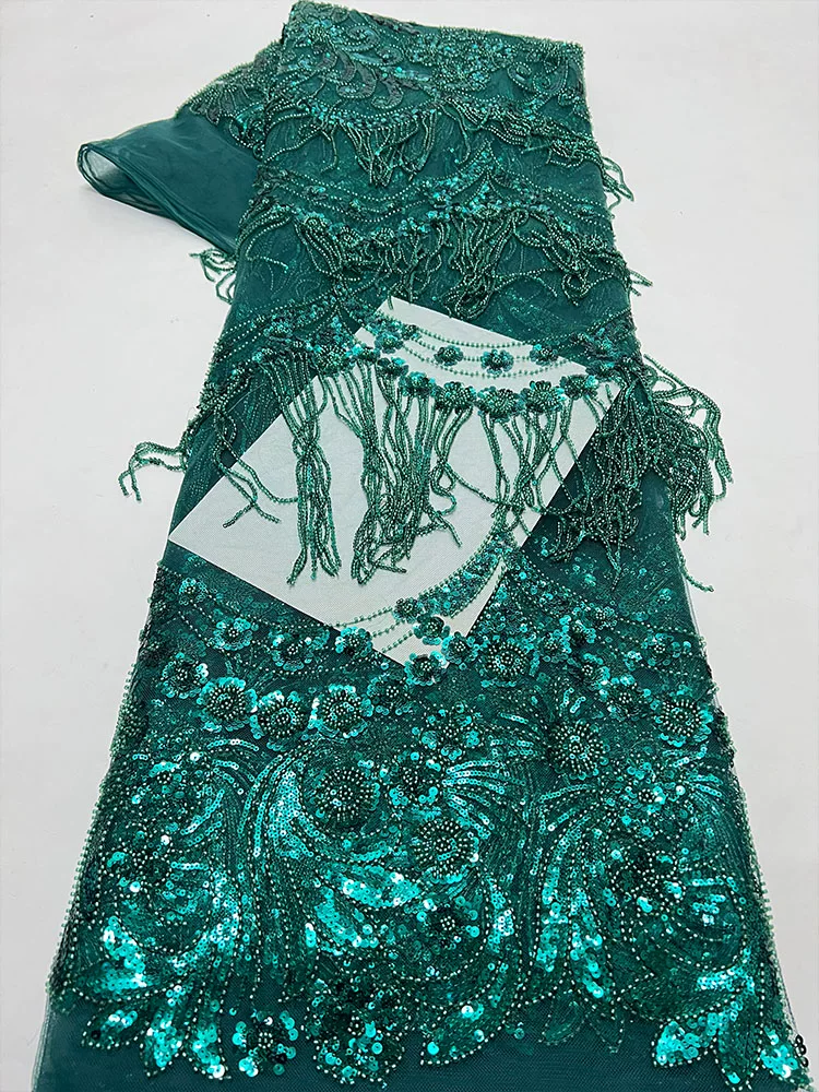 Embroidery Youtube - 5yard Pearl tube sequin tassel embroidery