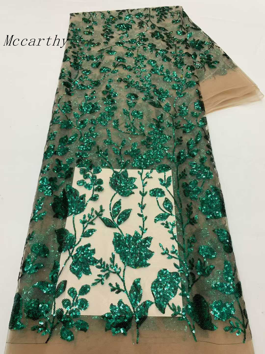 African Lace Fabric With Sequi - Embroidery Net Fabric ulasan dan harga