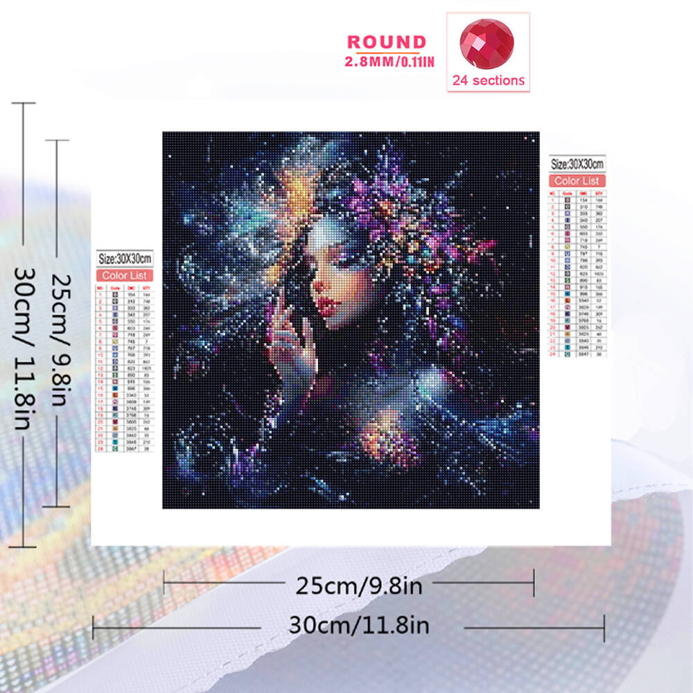 DIY Diamond Painting Woman Por - Embroidery For Beginners ulasan dan harga