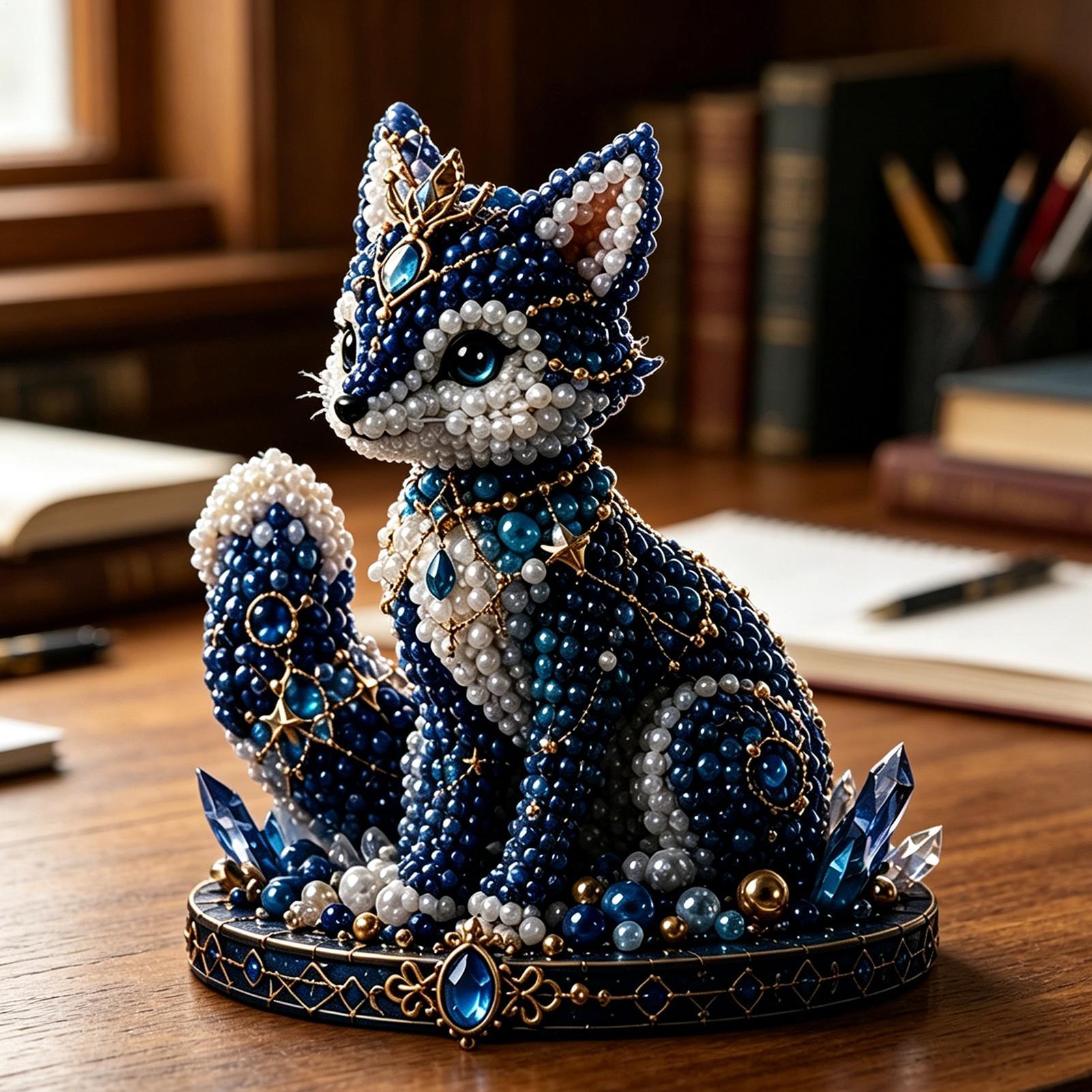 3D Beaded Animal Craft Set Edu - Embroidery For Beginners ulasan dan harga