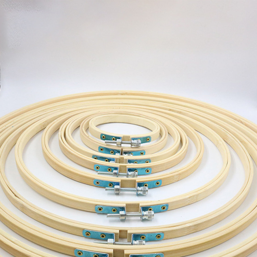 12Pcs Bamboo Embroidery Circle - Embroidery For Beginners ulasan dan harga