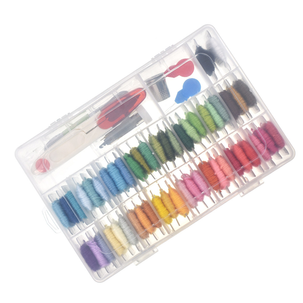 50 Assorted Embroidery Kit Sup - Embroidery For Beginners ulasan dan harga