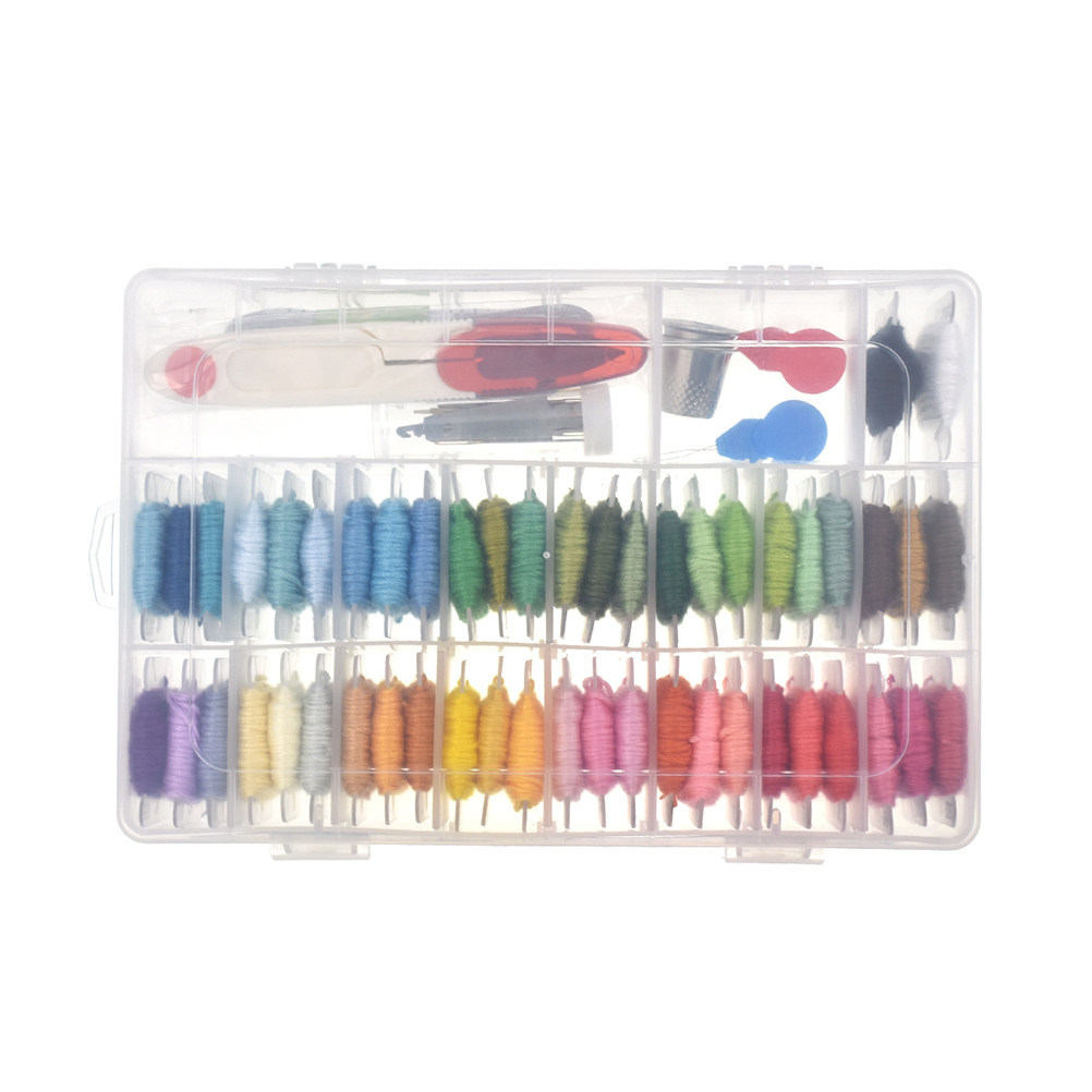50 Assorted Embroidery Kit Sup - Embroidery For Beginners ulasan dan harga