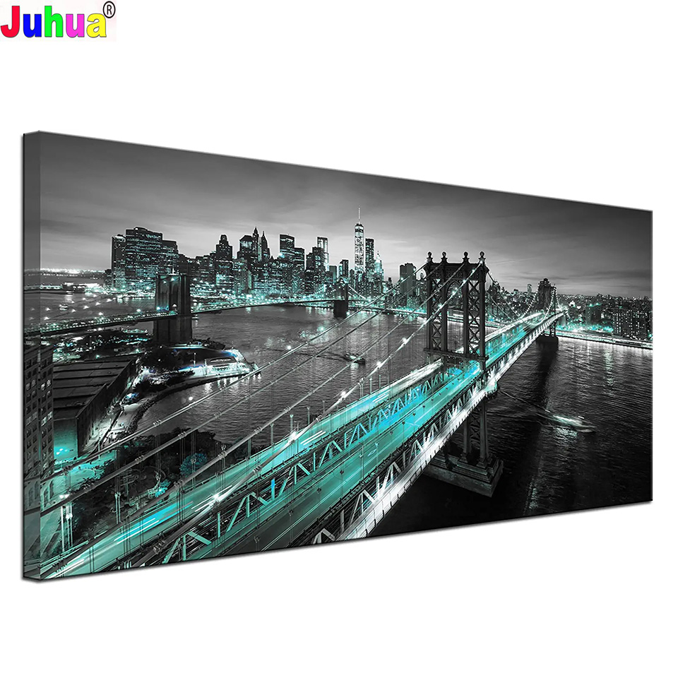 Famous Modern Urban Skyline Ni - Embroidery York ulasan dan harga