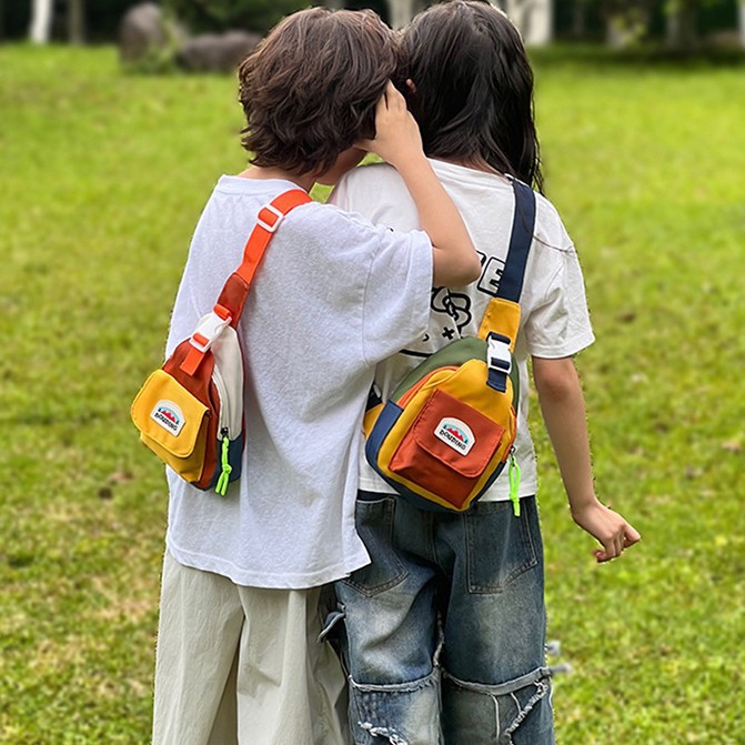 New Fashion Kids Chest Bag Uni - Embroidery Motif ulasan dan harga