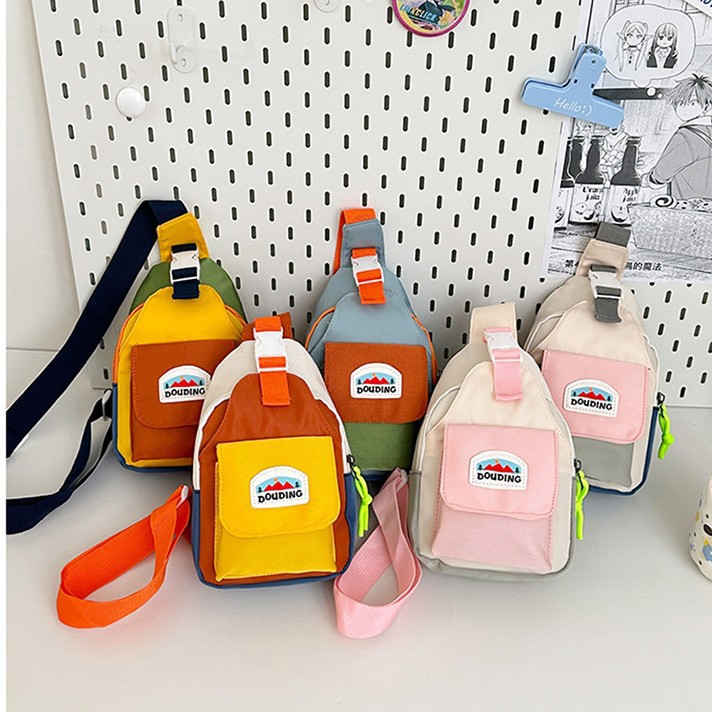 New Fashion Kids Chest Bag Uni - Embroidery Motif ulasan dan harga
