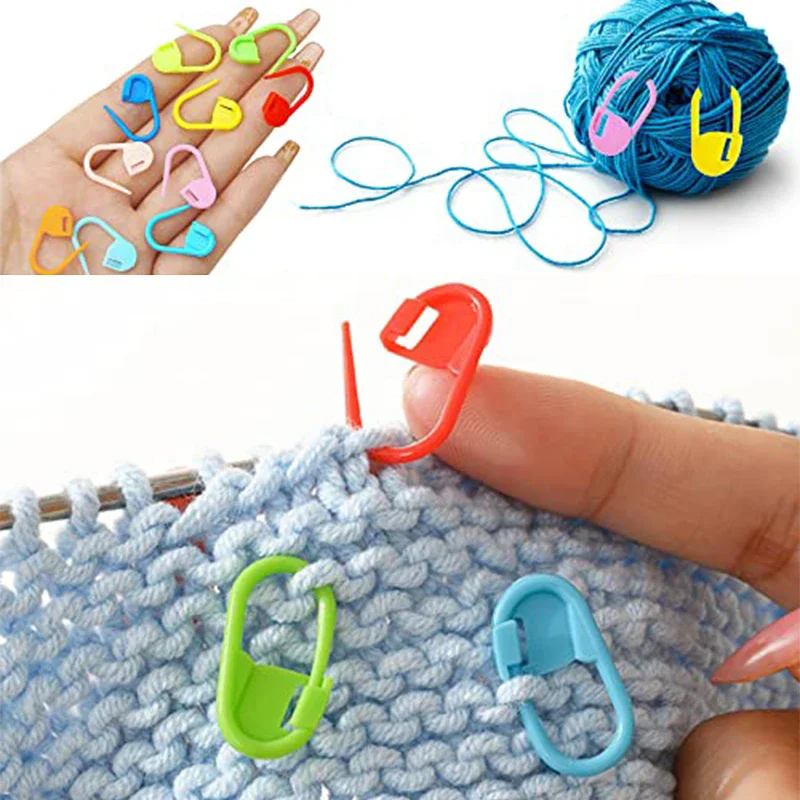 Sewing Tools Knitting Needle S - Stitch Marker Ring ulasan dan harga