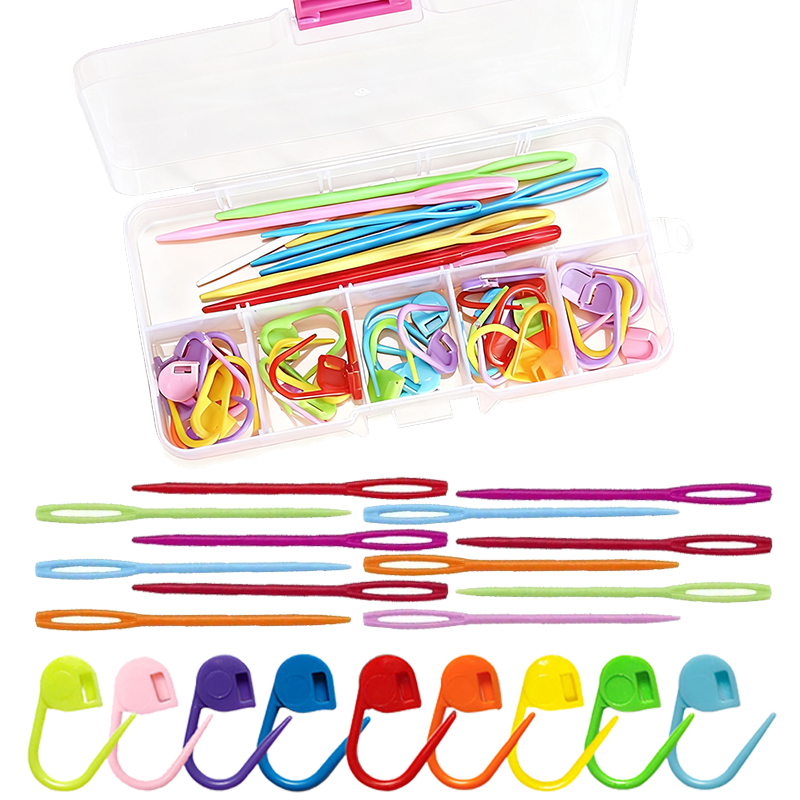 Sewing Tools Knitting Needle S - Stitch Marker Ring ulasan dan harga