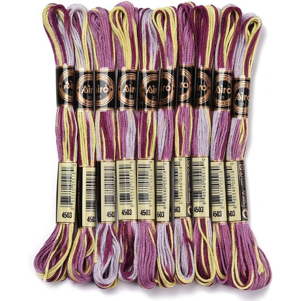 6 Strands Purple Variegated Em - Embroidery Floss ulasan dan harga