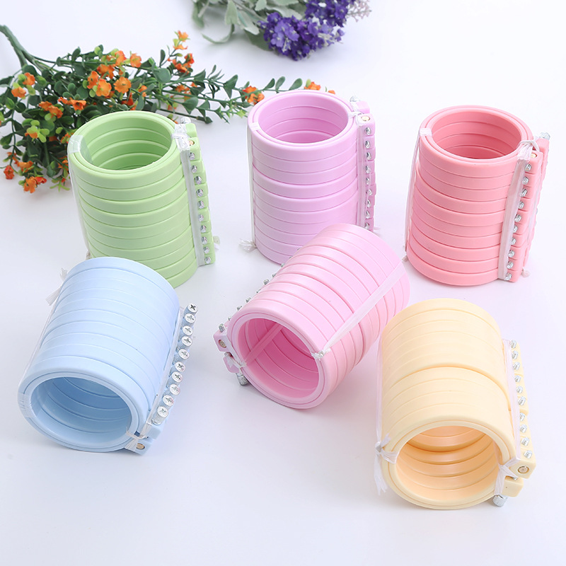 DIY ABS Plastic Embroidery Hoo - Stitch Marker Ring ulasan dan harga