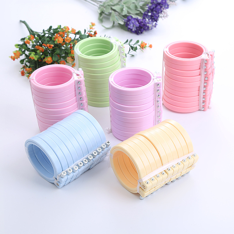 DIY ABS Plastic Embroidery Hoo - Stitch Marker Ring ulasan dan harga