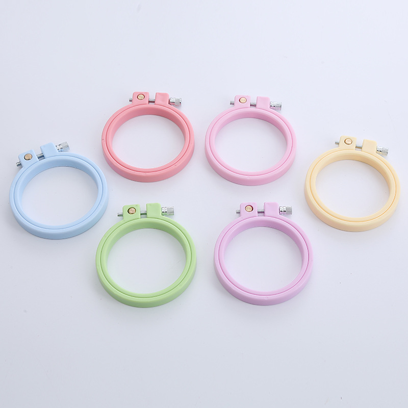 DIY ABS Plastic Embroidery Hoo - Stitch Marker Ring ulasan dan harga