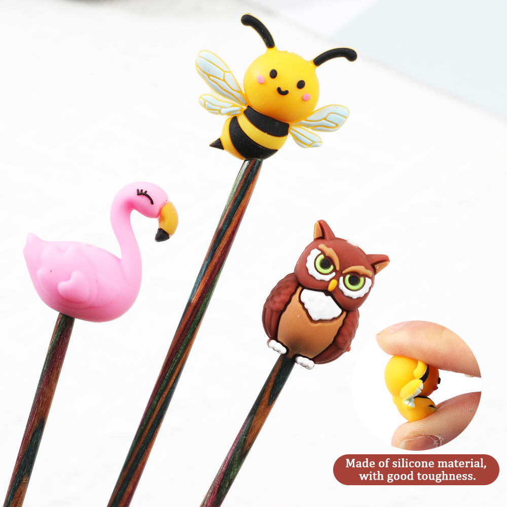 Knitting Needle Stoppers Needl - Stitch Marker Ring ulasan dan harga
