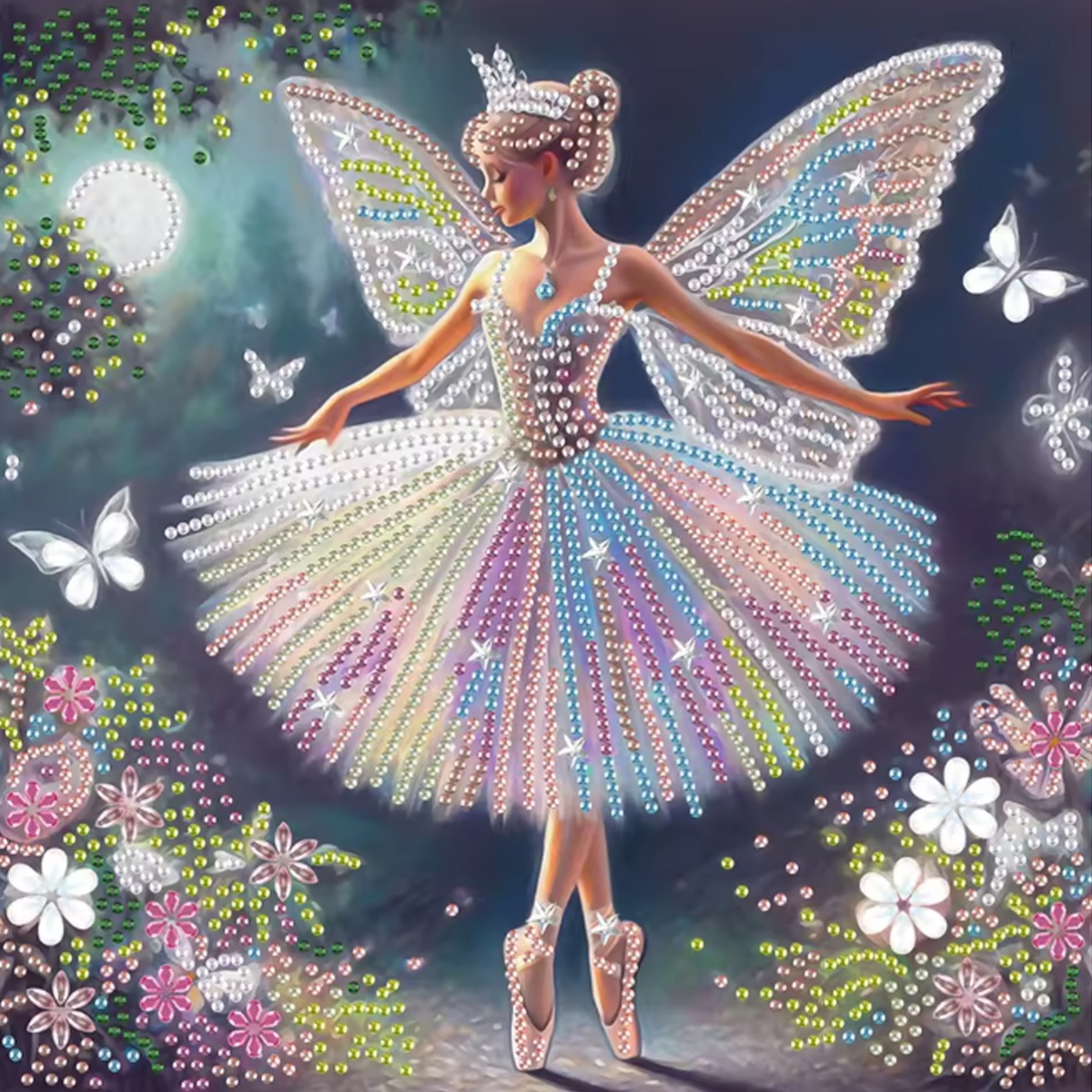 Butterfly Fairy Pattern Series - Embroidery Motif ulasan dan harga