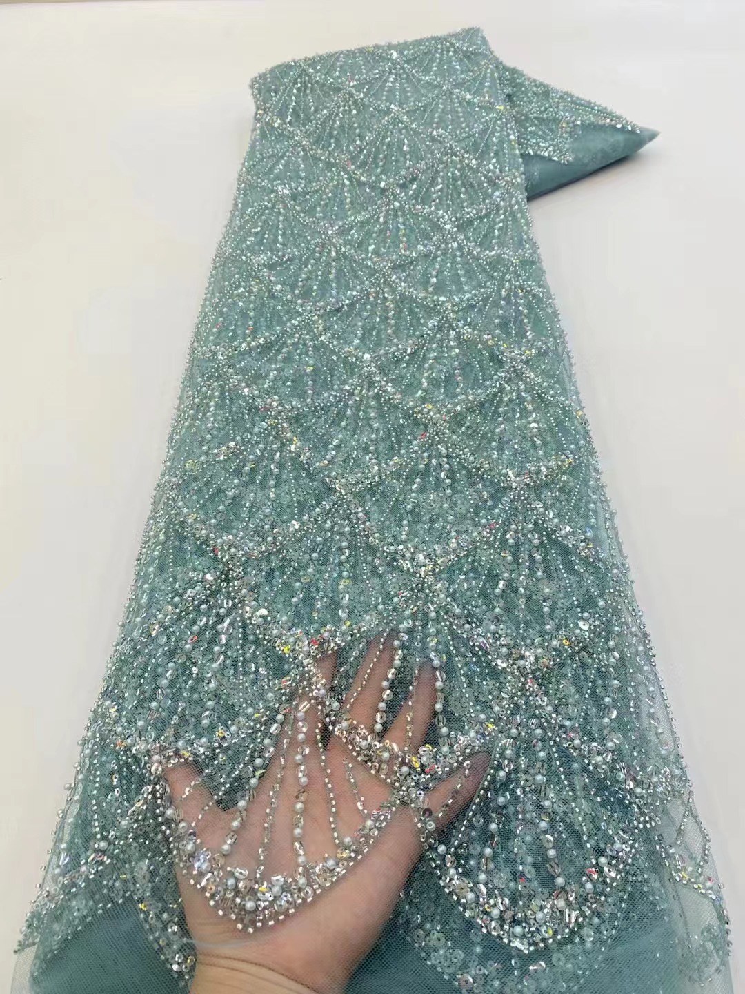 African Tulle Lace Fabric 2026 - Embroidery Net Fabric ulasan dan harga