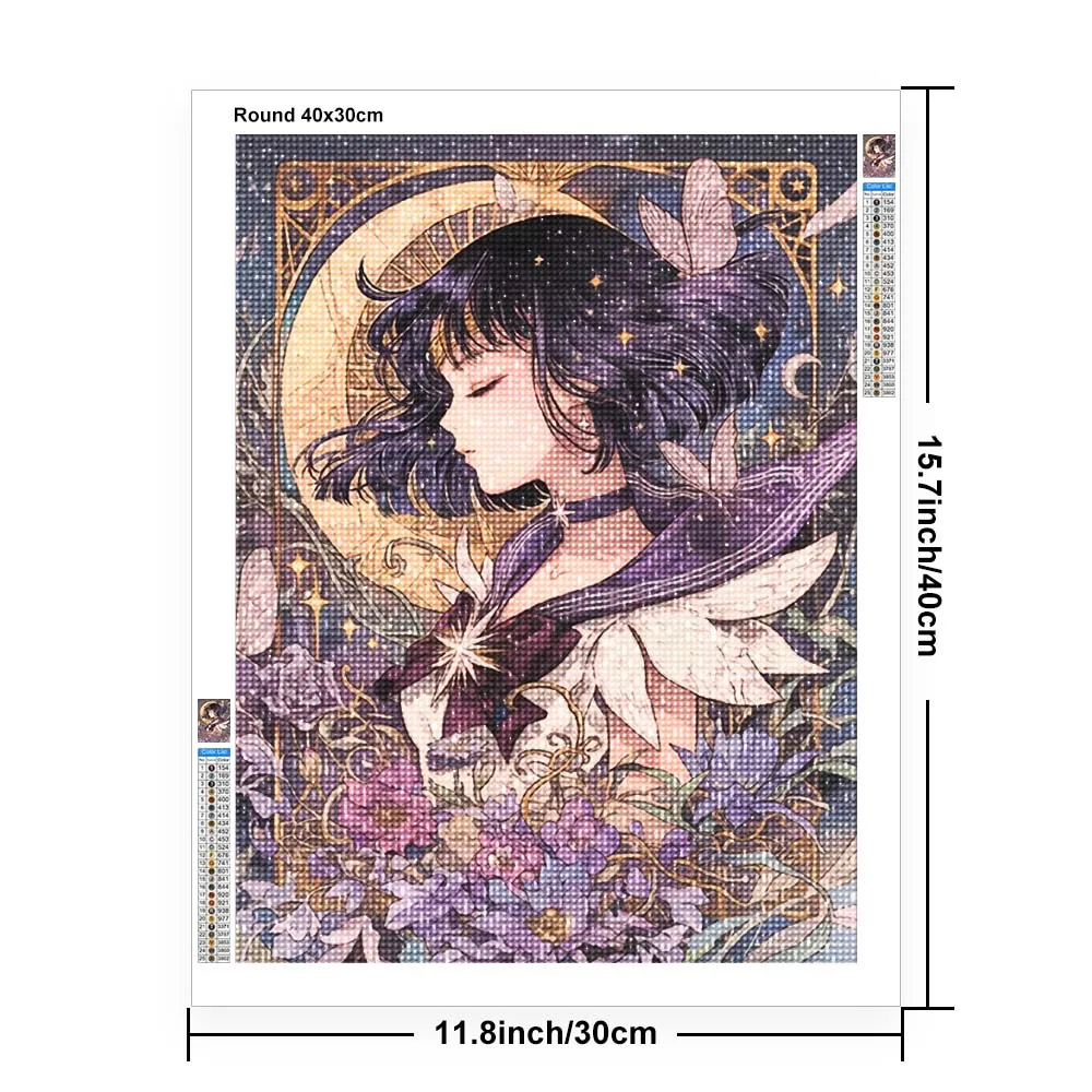 Cartoon Anime Diamond Painting - Embroidery Gift Ideas ulasan dan harga