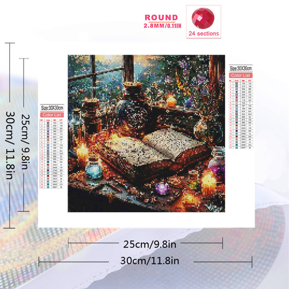 Evershine DIY Full Square Roun - Embroidery Journal Book ulasan dan harga