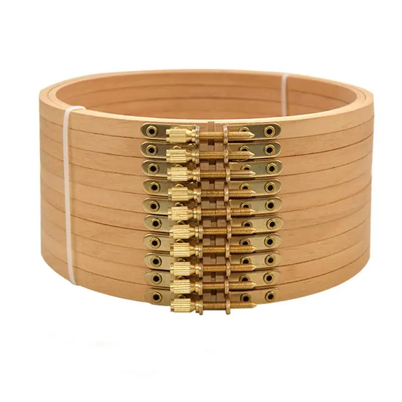 High Quality Beech Wood Embroi - Stitch Marker Ring ulasan dan harga