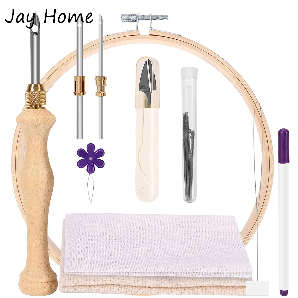 Punch Needle Starter Kit with  - Stitch Marker Ring ulasan dan harga