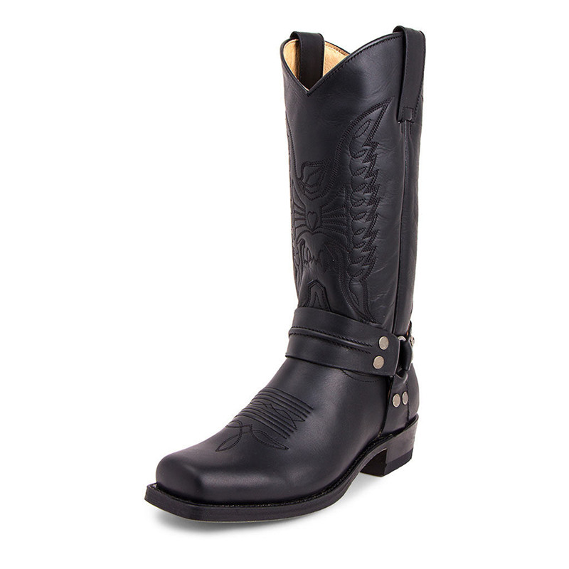 New Men's Motorcycle Boots Fas - Embroidery Youtube ulasan dan harga