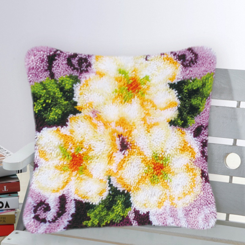 Rose Flower Latch Hook Kits DI - Embroidery Roses ulasan dan harga