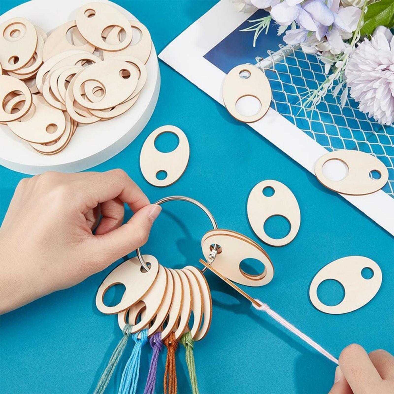 Wooden Thread Drops Portable W - Embroidery Floss ulasan dan harga