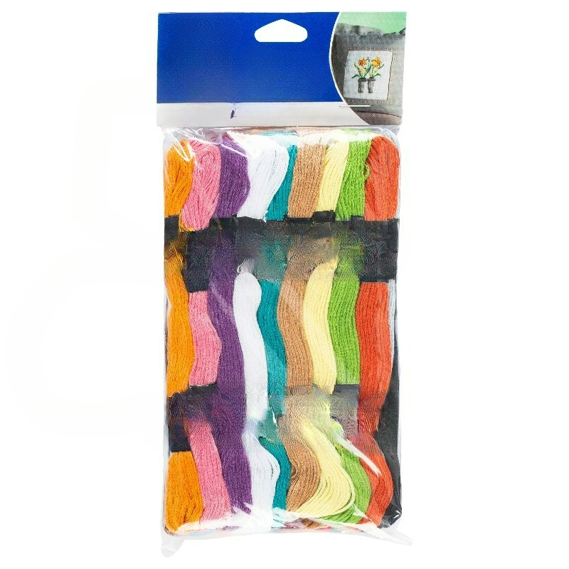 Multicolor Embroidery Floss Va - Embroidery Floss ulasan dan harga