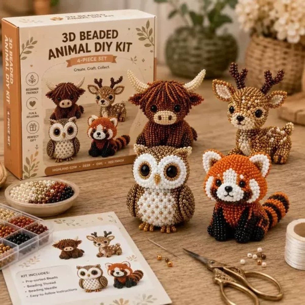Handmade DIY Animal Bead Embro - Embroidery For Beginners ulasan dan harga