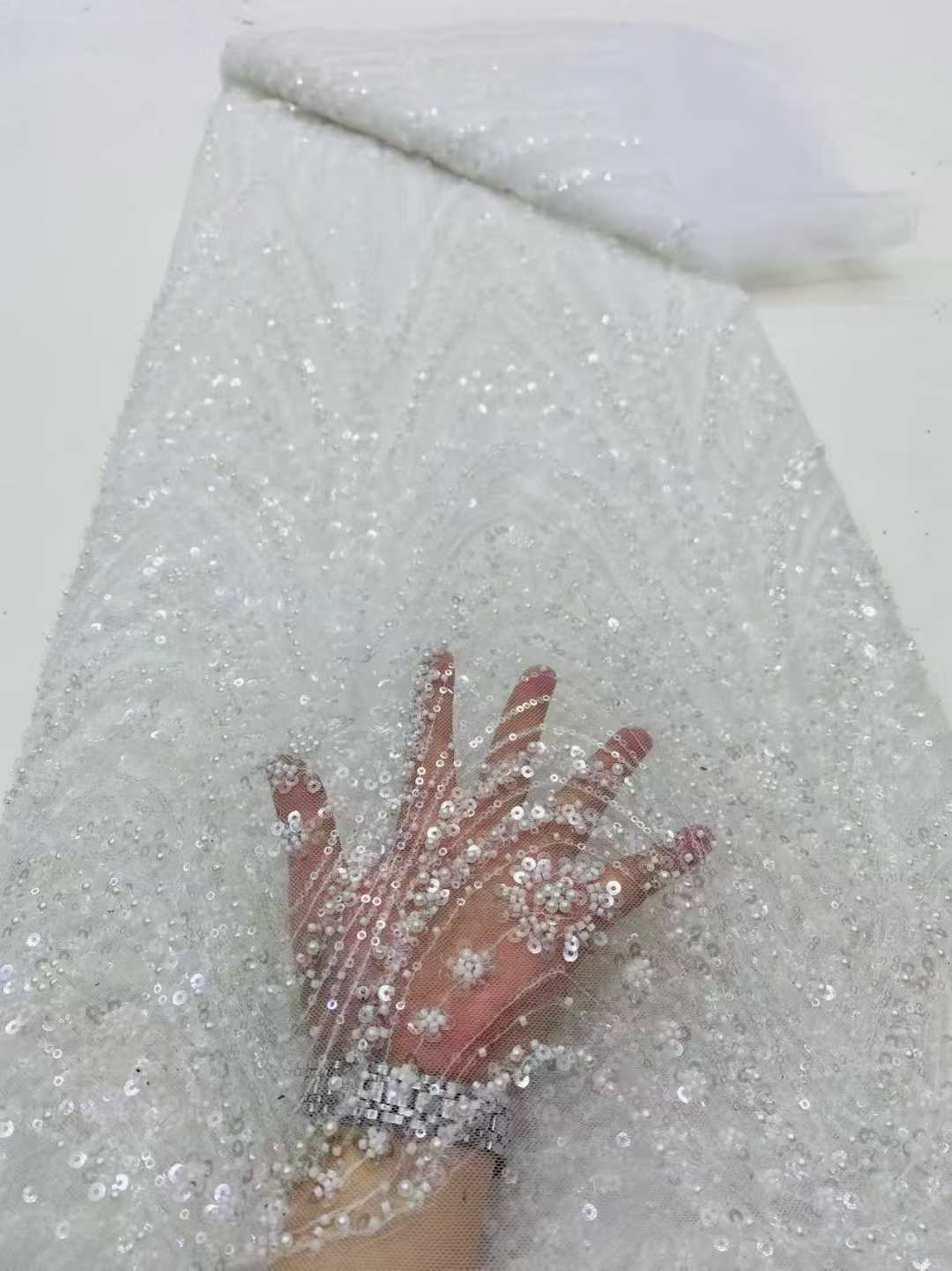 2026 African Nigerian High-Qua - Embroidery Net Fabric ulasan dan harga
