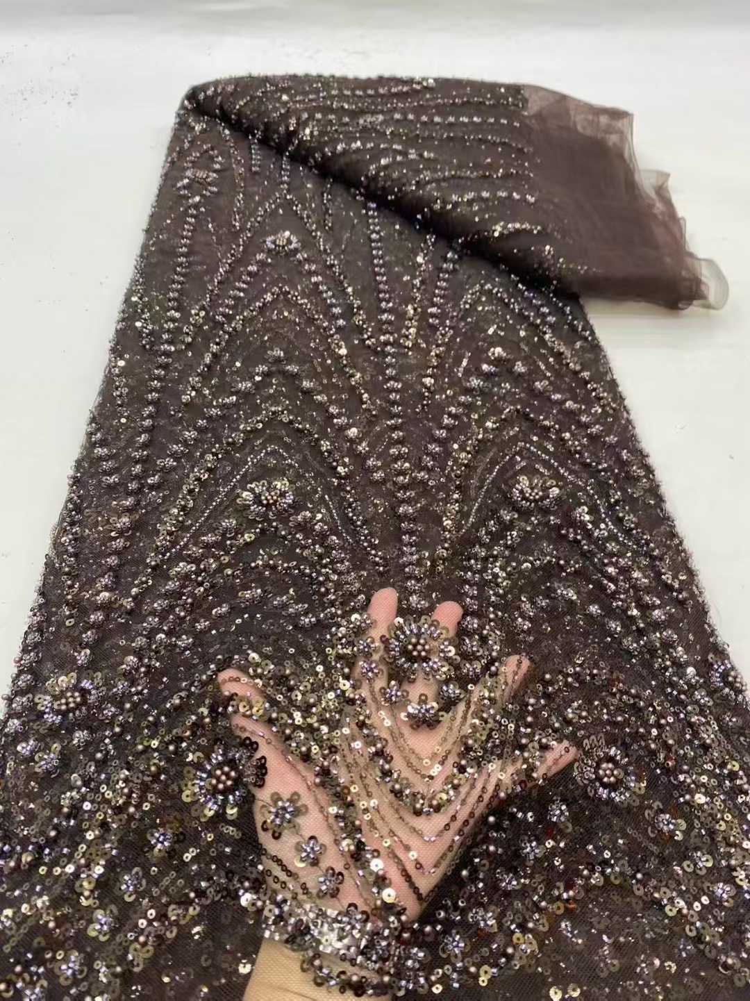 2026 African Nigerian High-Qua - Embroidery Net Fabric ulasan dan harga
