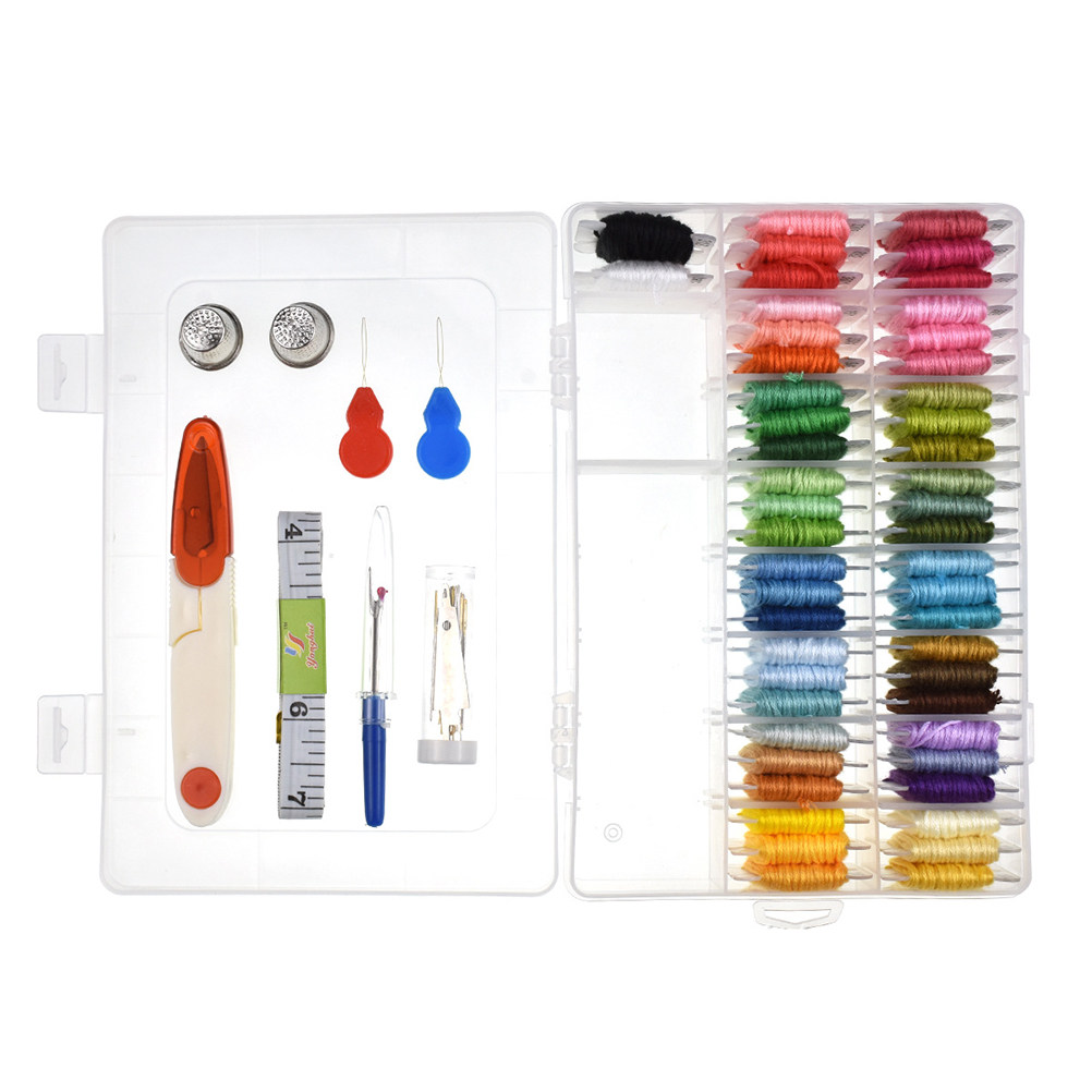 50 Assorted Embroidery Kit wit - Embroidery For Beginners ulasan dan harga