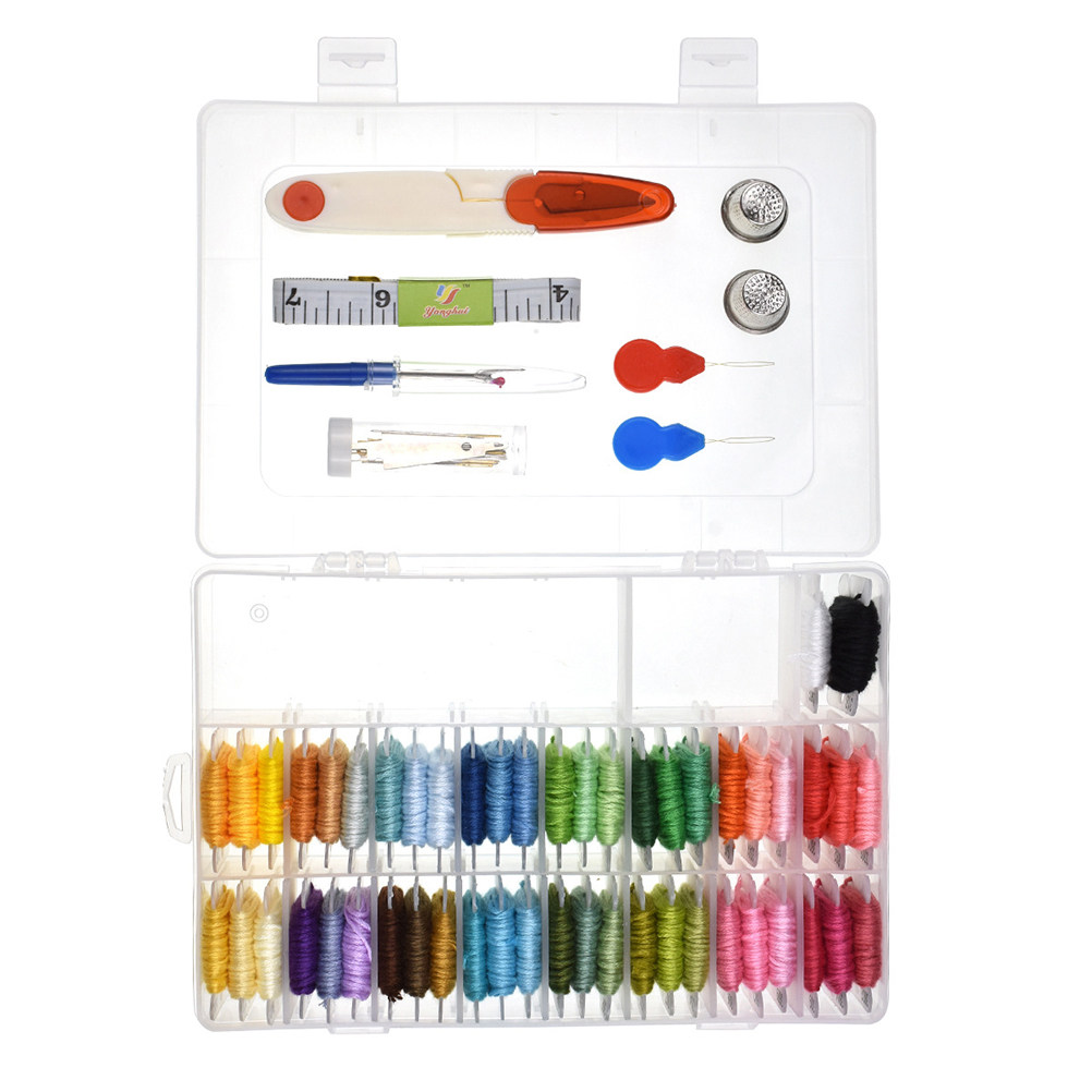 50 Assorted Embroidery Kit wit - Embroidery For Beginners ulasan dan harga