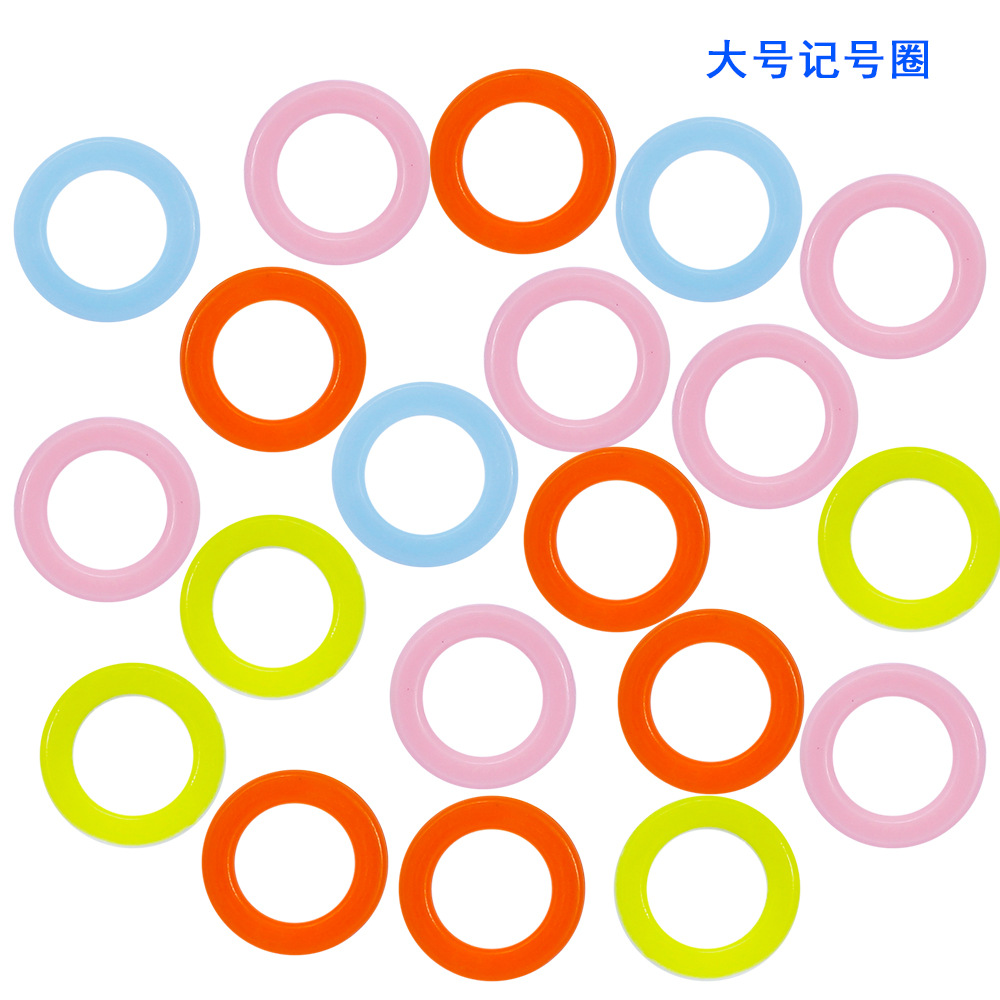 100pcs/Pack Round Knit Knittin - Stitch Marker Ring ulasan dan harga