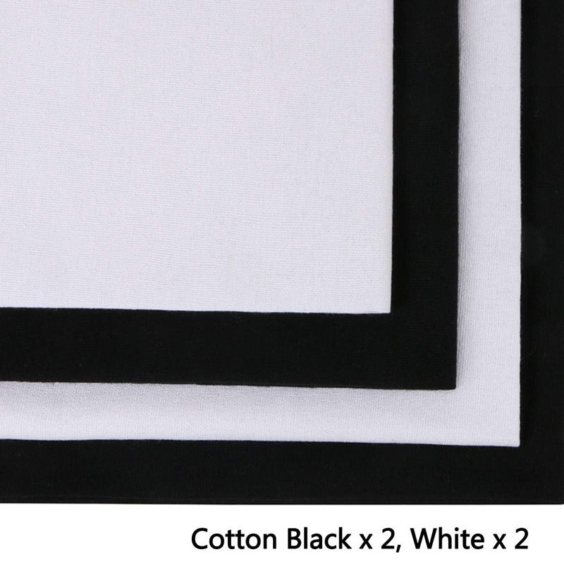 4 Pieces of Linen Fabric, Soli - Embroidery Motif ulasan dan harga