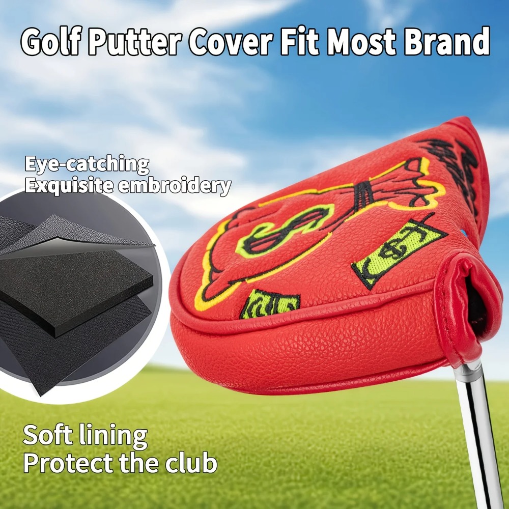 Golf Putter Cover | Half Round - Embroidery Gift Ideas ulasan dan harga