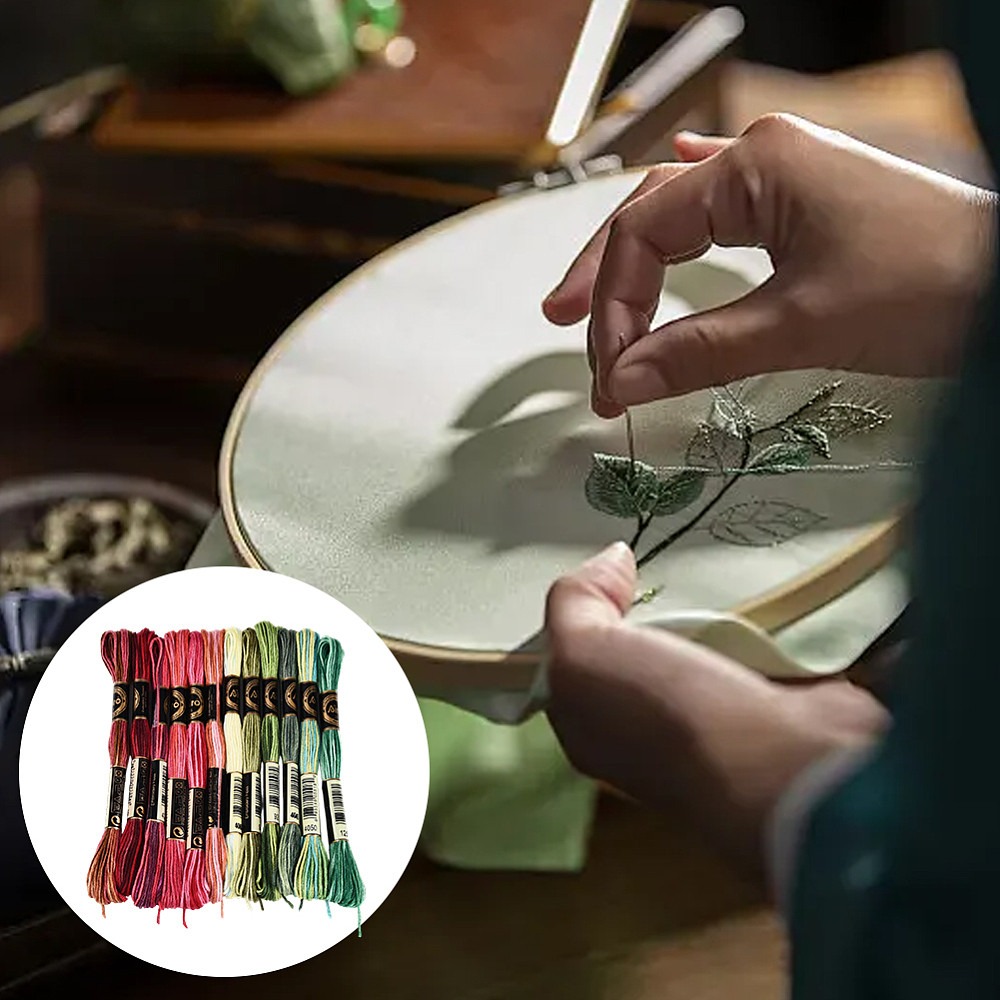 105 Yards Stitch Floss Embroid - Embroidery Floss ulasan dan harga