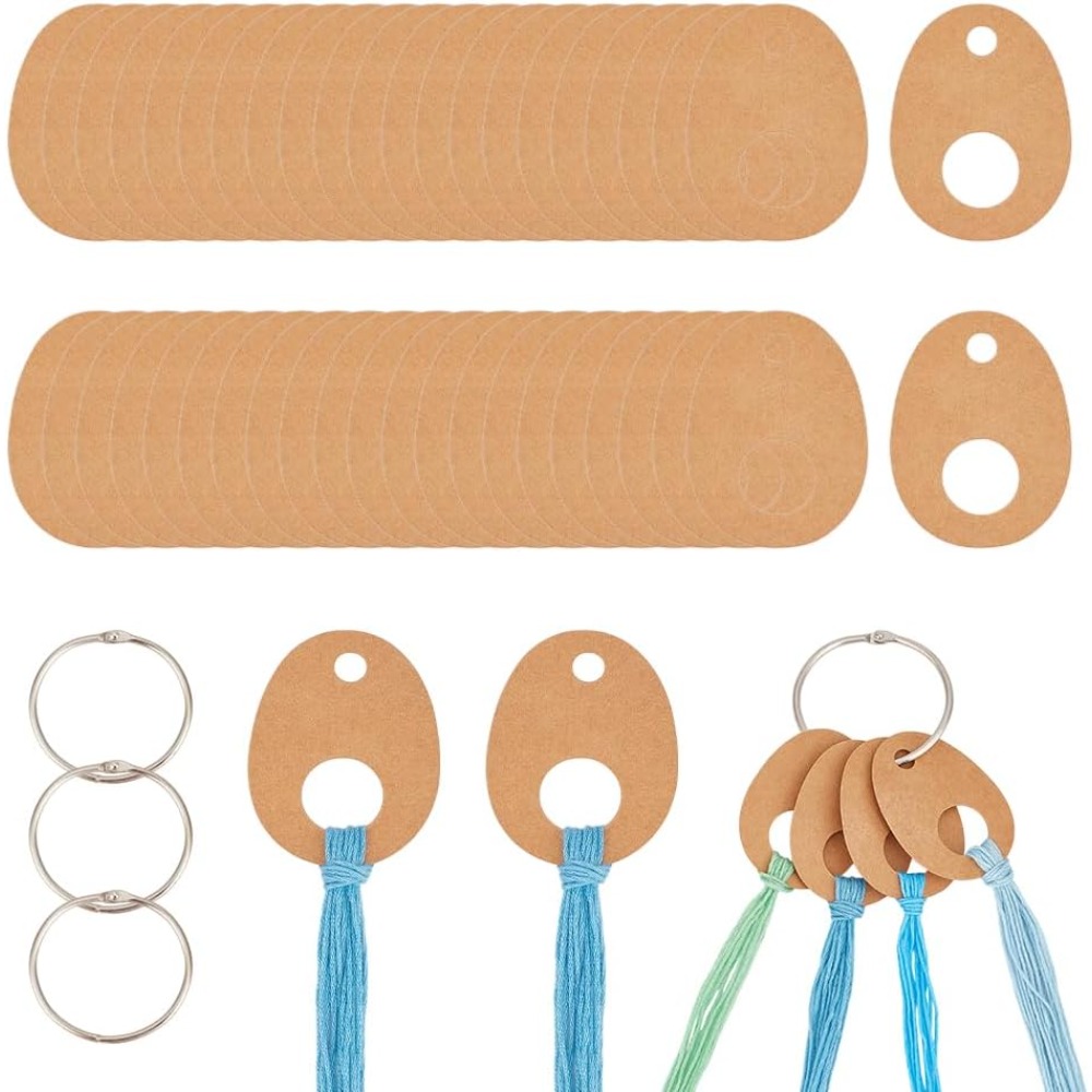 100Pcs Teardrop Floss Thread D - Embroidery Floss ulasan dan harga