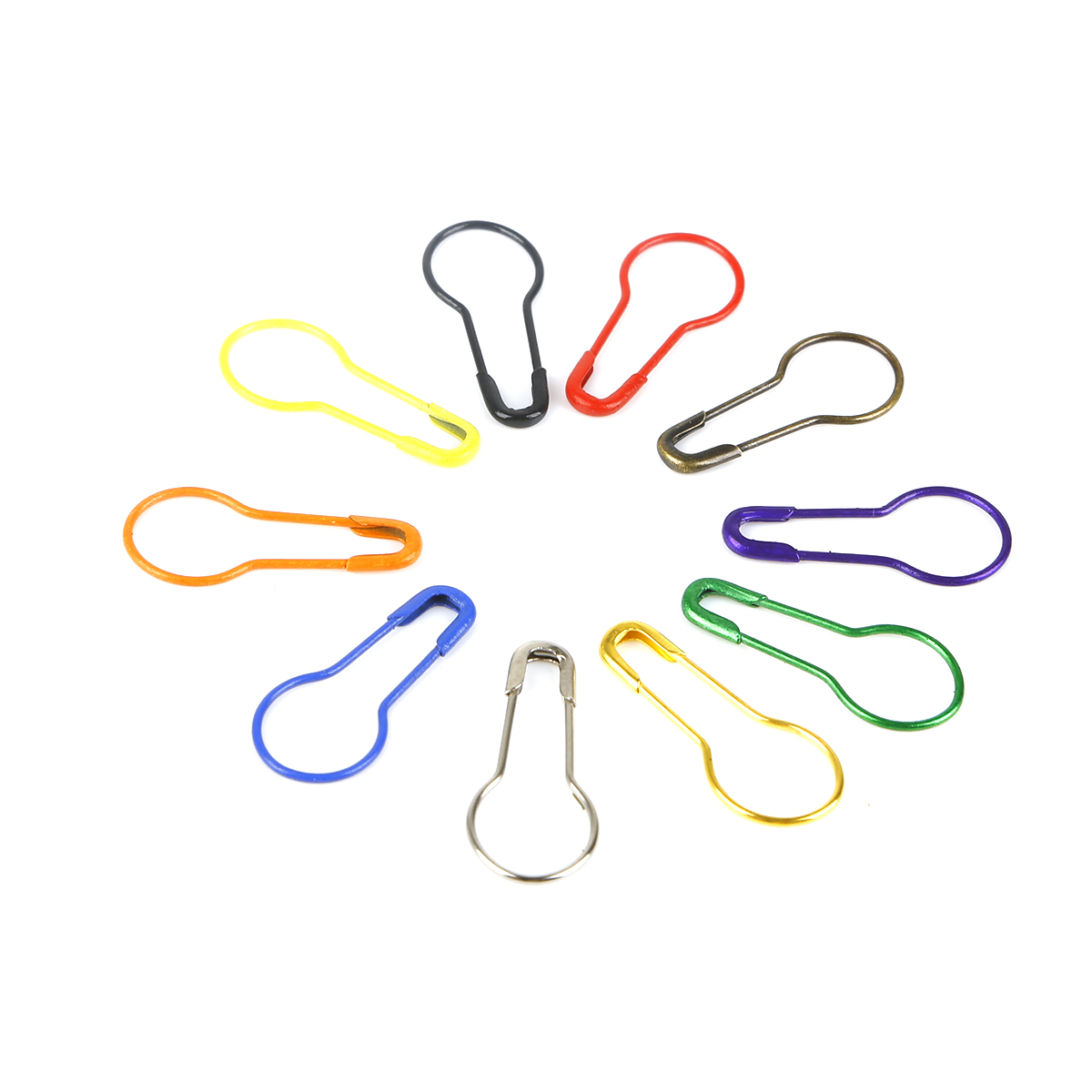 100pcs/lot Colorful Knitting C - Stitch Marker Ring ulasan dan harga