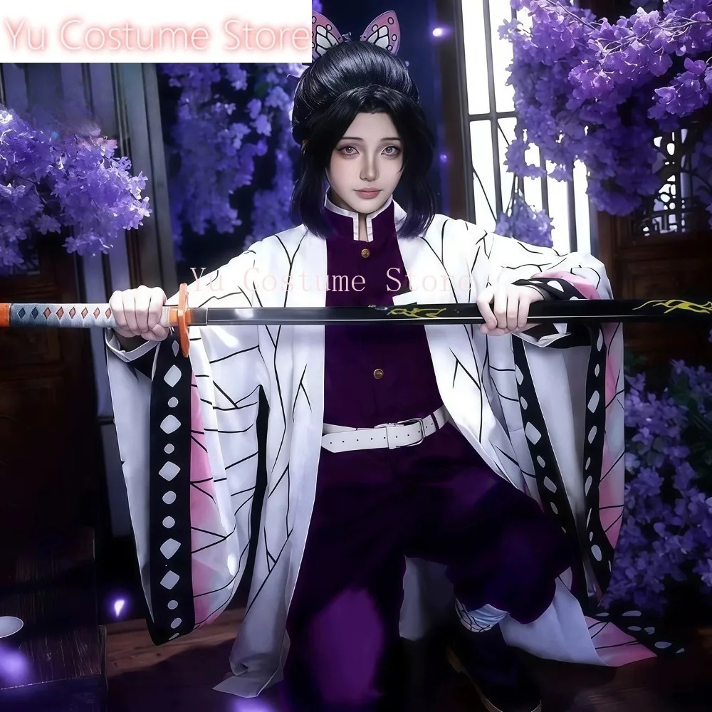 Cosplay Costume Shinobu Kocho  - Embroidery Gift Ideas ulasan dan harga